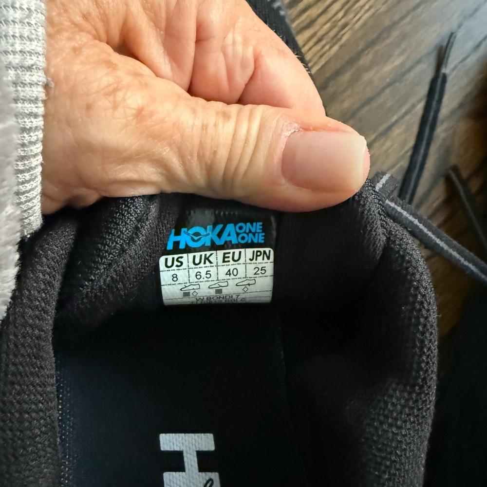 Hoka One One Black Running Shoes